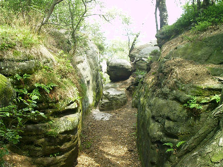  Höhlen und Gänge auf dem Pfaffenstein 