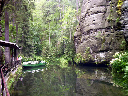 Hinterhermsdorf - Obere Schleuse - Kahnfahrt Hinterhermsdorf - Obere Schleuse - Kahnfahrt 