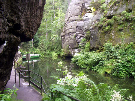 Hinterhermsdorf - Obere Schleuse - Kahnfahrt Hinterhermsdorf - Obere Schleuse - Kahnfahrt 