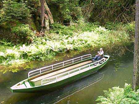 Hinterhermsdorf - Obere Schleuse - Kahnfahrten Hinterhermsdorf - Obere Schleuse hinterhermsdorf obere schleuse kahnfahrten bootsfahrten klamm fluß